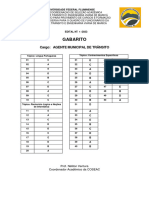 Concurso PMM SECTRAN 2023 GabaritoAgente