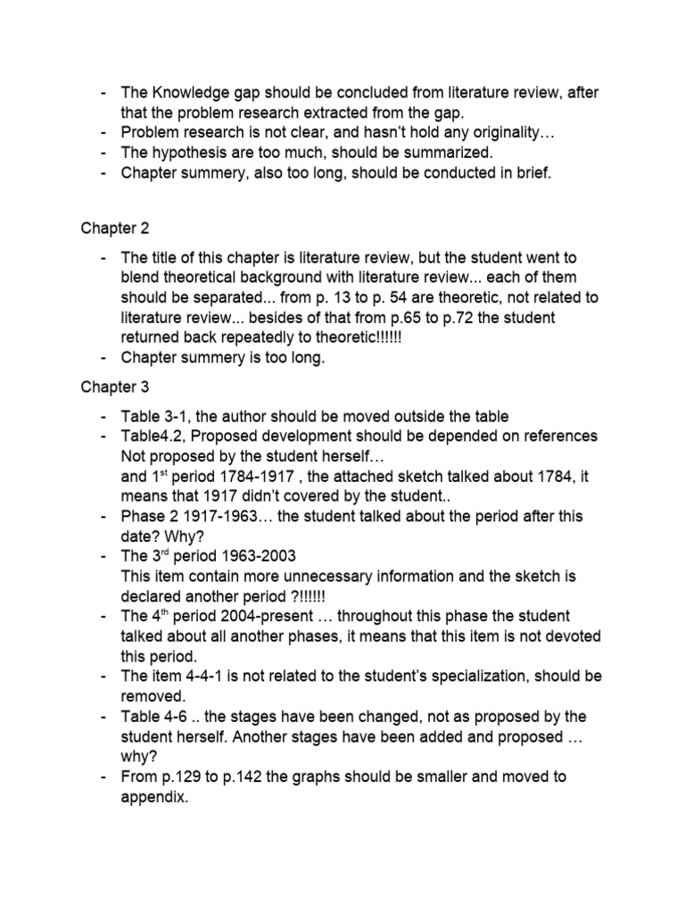 The Knowledge Gap Should Be Concluded From Literature Review PDF