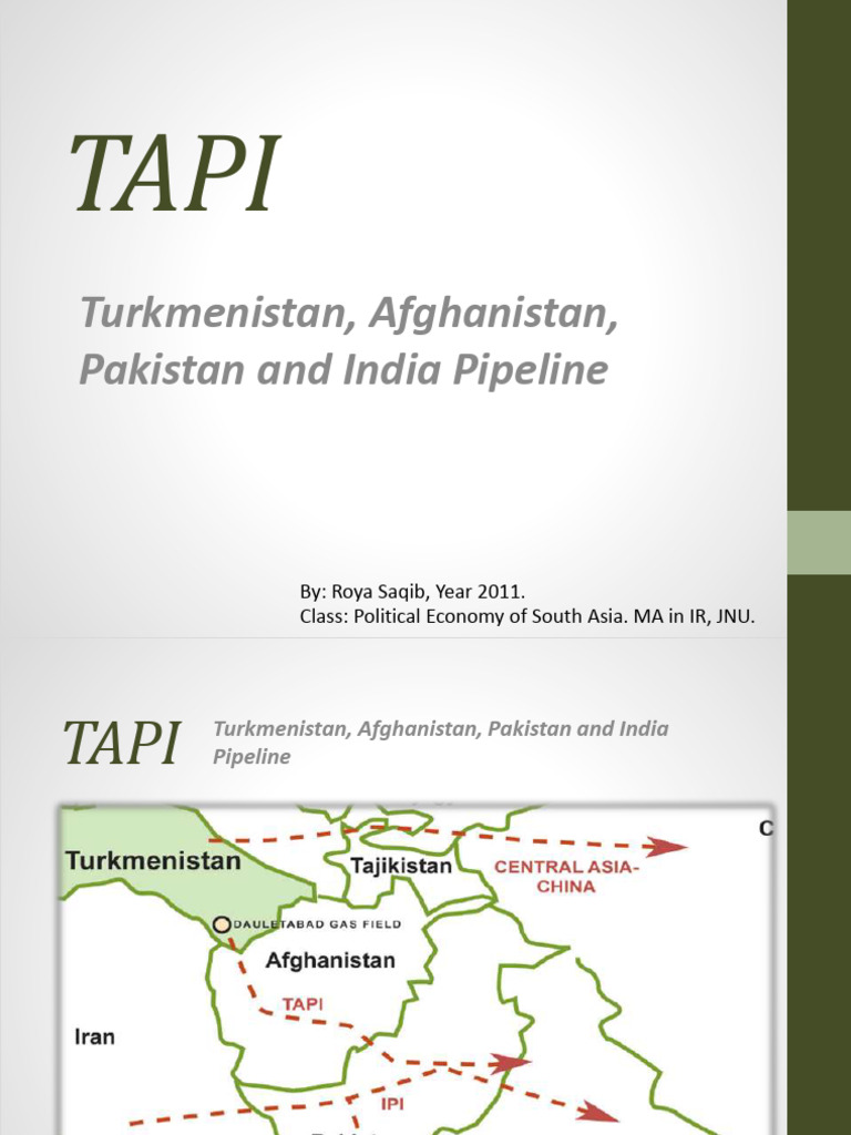 Tapipipelineppt 150826150839 Lva1 App6892 | PDF | Economies