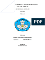 Rencana Pelaksanaan Pembelajaran (RPP) : Tematik Terpadu SD Negeri 81 Kendari Kelas V Tema 6