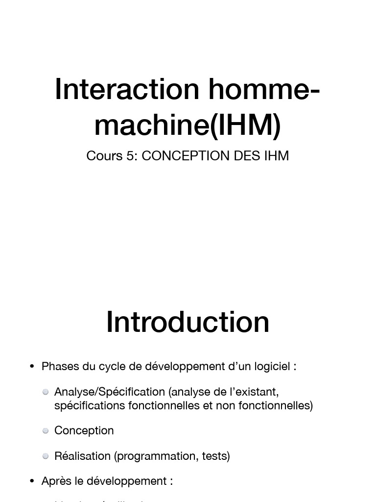 Conception des IHM : Méthodes et Exemples | PDF | Méthode agile | Scrum ...