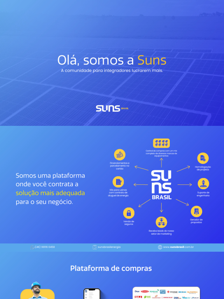 Plataforma Suns para Integradores Solar | PDF | Seguro | Crédito