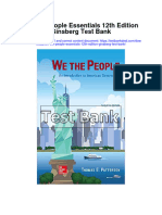 We The People Essentials 12th Edition Ginsberg Test Bank Download