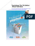 World of Psychology The 7th Edition Wood Test Bank Download