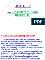 Chapter - 15: Improvement in Food Resources