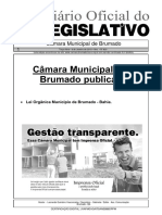 Lei Organica Municipio de Brumado Bahia.