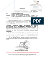 Memo Bp-Ggc-N° 250 Entrega Documento de Acuerdo Comercial Globalagro (Modificado)