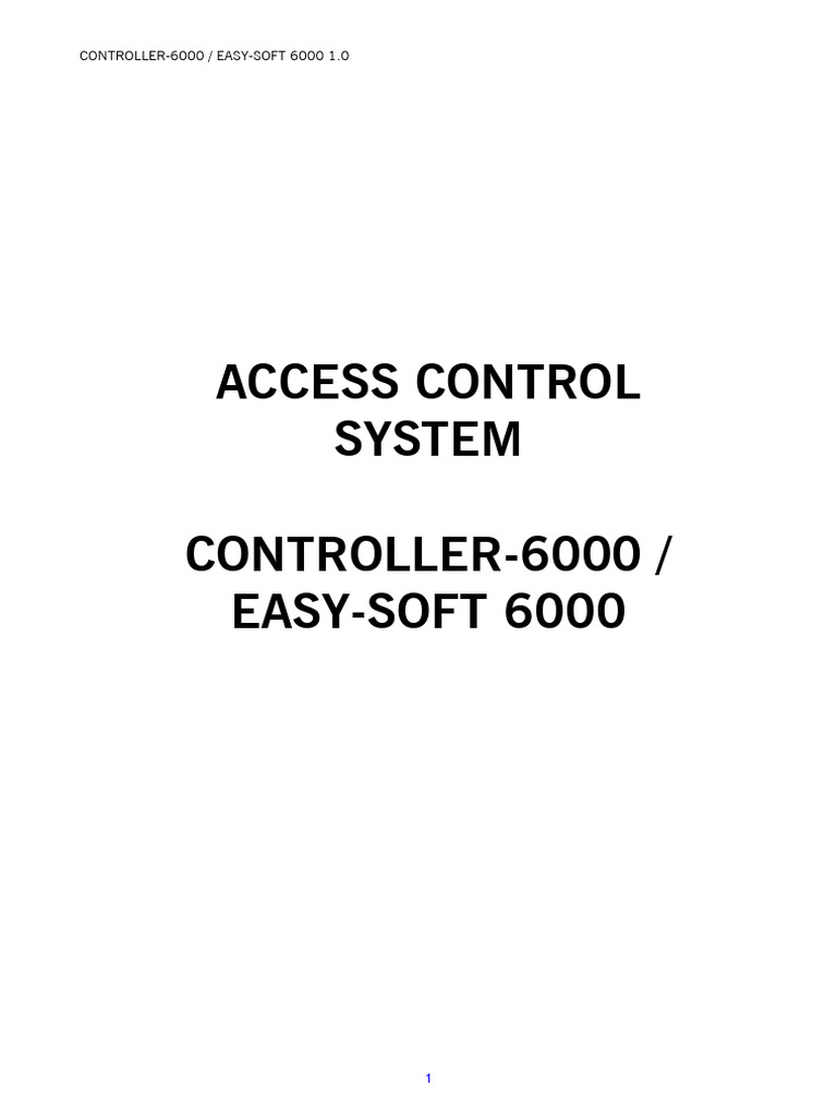Controller - 6000 - 1.0 GB | PDF | Relay | Backup
