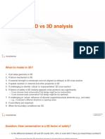 2D Vs 3D Analysis