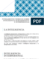 Fundamentos Teóricos Sobre Inteligencia Intrapersonal e Interpersonal