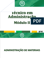 ADMINISTRACAO DE MATERIAIS - Aula 8