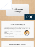 Presidentes de Nicaragua