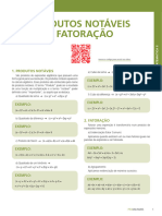 Produtos Notáveis e Fatoração