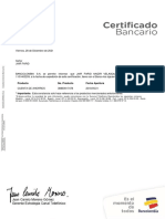 Certificado Bancario