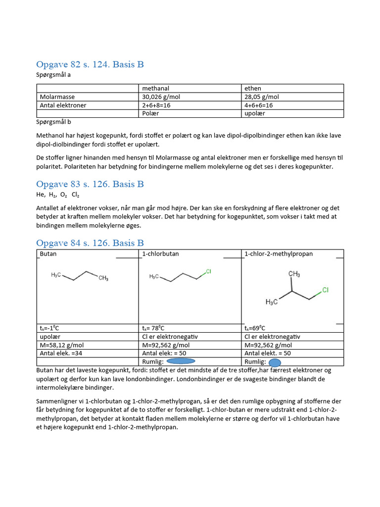 Basis B Opg 82 83 Og 84 | PDF