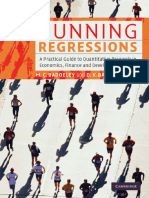 Running Regressions A Practical Guide To Quantitative Research in Economics - by Baddeley M.C., Barrowclough D.V.