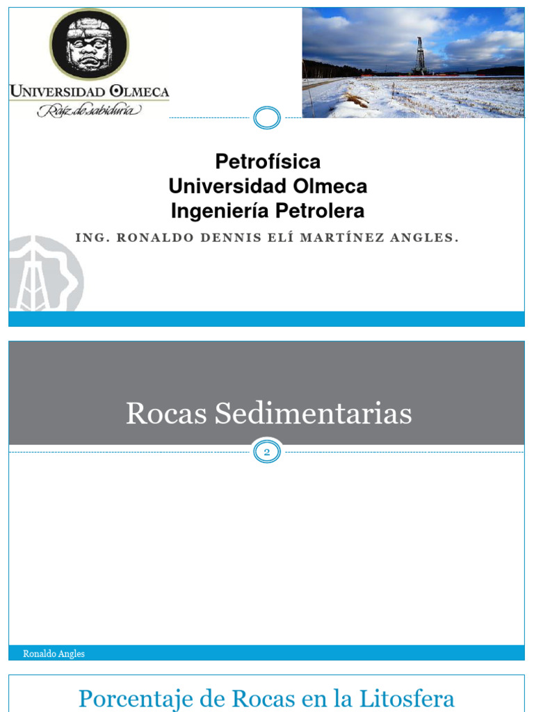 Clasificacion General Rocas Sedimentarias PDF Roca clástica Roca
