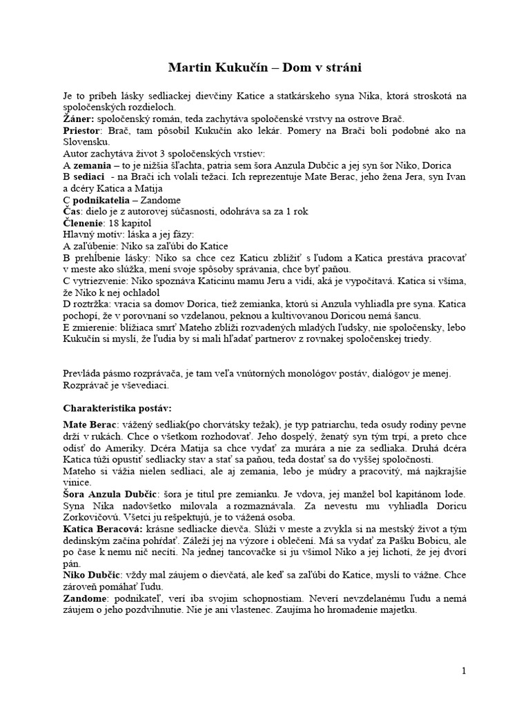Dom V Strani Kapitanova Dcera | PDF