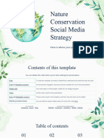 Nature Conservation Social Media Strategy by Slidesgo