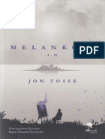 Jon Fosse - Melankoli