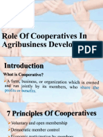 Role of Cooperative in The Development of Agri Business