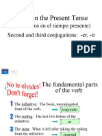 The Present Tense of Regular - Er and - Ir Verbs