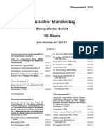 Deutscher Bundestag: Stenografischer Bericht 102. Sitzung