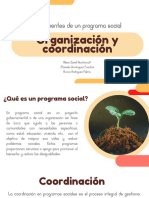 Organización y Coordinación