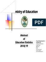 Abstract of Education Statistics 2018 2019