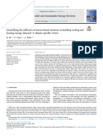 Quantifying The Influence of Nature-Based Solutions On Building Cooling and Heating Energy Demand - A Climate Specific Review