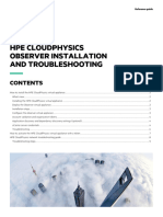 HPE CloudPhysics Observer Installation and Troubleshooting Reference Guide-A50006260enw