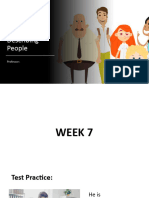 Week 7 - Describing People