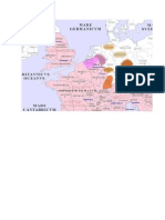 mapa distintas tribus germanas