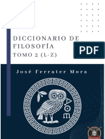 Jose Ferrater Mora - Diccionario de Filosofia Tomo II