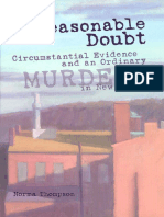 Norma Thompson - Unreasonable Doubt - Circumstantial Evidence and An Ordinary Murder in New Haven (2006) 222 Pgs