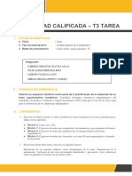 Actividad Calificada - T3 Tarea: Datos Informativos