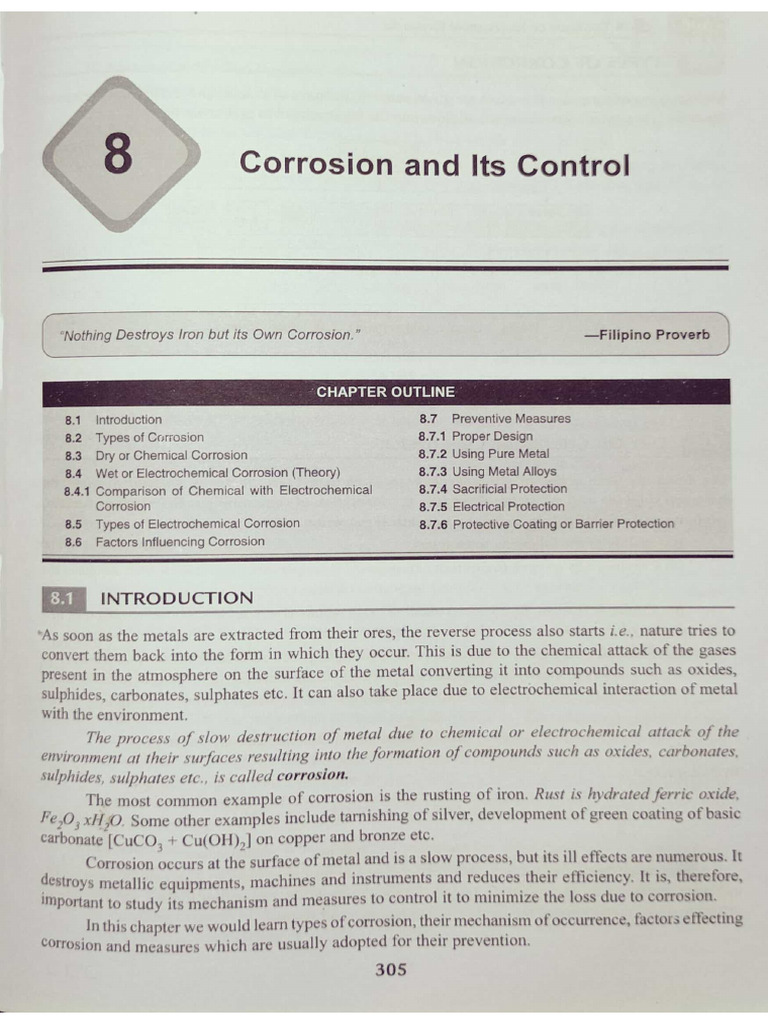 Corrosion and It's Control | PDF