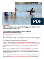 The Guardian - Rich Countries Must Urgently Help Poor Nations Hit by Climate Crisis, Says V20 4p