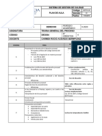 Formato Plan de Aula - Doc Teoria General Del Proceso (2020)