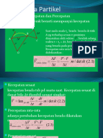 Kinematika Partikel