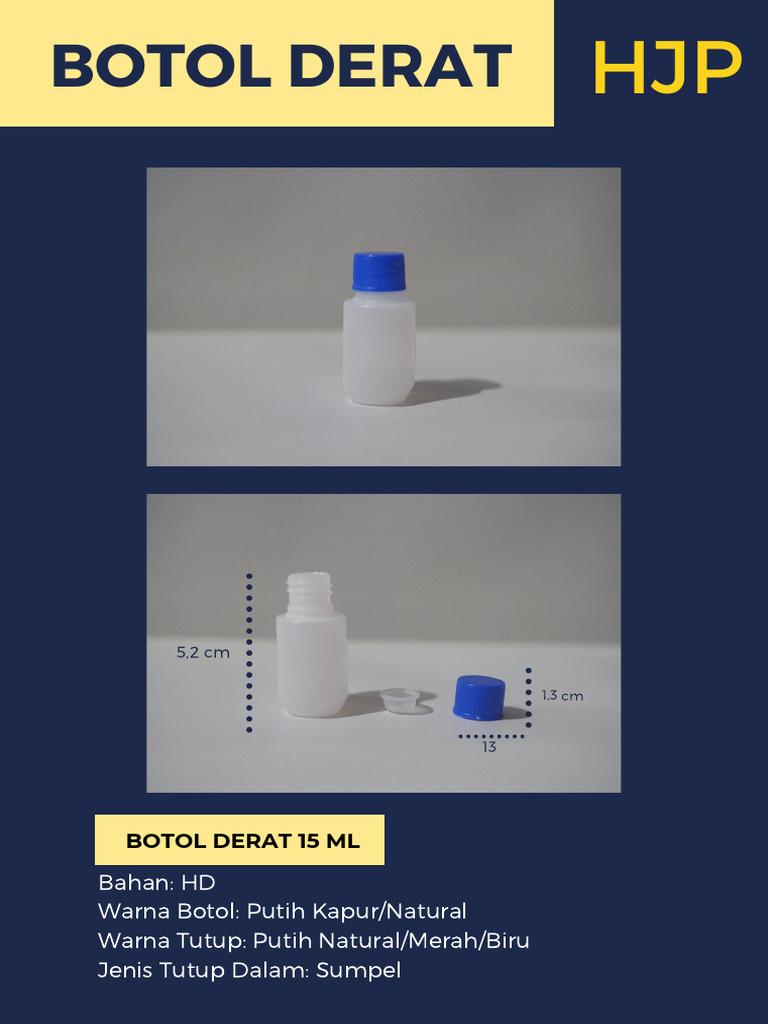 Variasi Botol Derat HD 15-200 ML | PDF