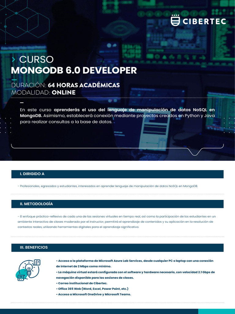 Curso Online de MongoDB 6.0 Developer | PDF | Mongo Db | SQL