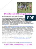 2023 Bermuda XC Challenge Invitation