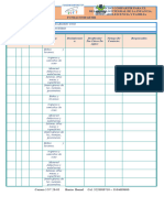 Formato Registro de Limpieza y Desinfección Viviana