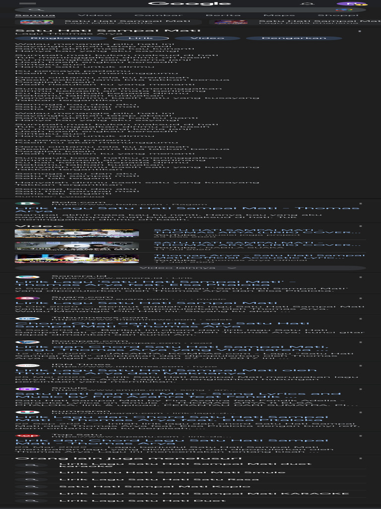 Lirik Lagu Satu Hati Sampai Mati Pdf