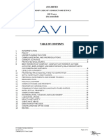 AVI Group Code of Conduct and Ethics Reviewed Jan 2021