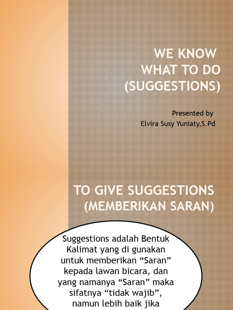 Chapter 3 Suggestion | PDF