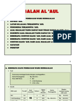 Materi 11 Masalah 'Aul