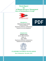 02 January 2023 - Analysis of Human Resource Management Practices of Bashundhara Group