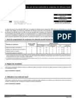 Relevé Des Avis de Non-Conformité Du Conducteur de Véhicules Lourds